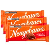 Kit 3 Chocolate Neugebauer Caramelo Crocante 80g