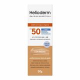 Protetor Solar Helioderm Suncare Facial Toque Seco Cor Fps50 50g