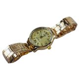 Relógio Feminino Dourado Quartz Analogico Elegante