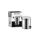 Lixeira Roma 3 Litros Inox Pedal E Balde Interno Cozinha