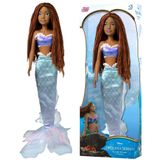 Nova Boneca Ariel Princesa Disney Filme Pequena Sereia 55cm