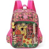 Mochila Escolar De Costas Luxcel Up4you Girafa Pink
