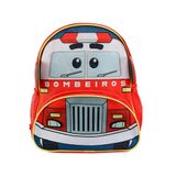 Mochila Escolar Infantil Com Alça De Bombeiro Ou Polícia Modelo:bombeiro