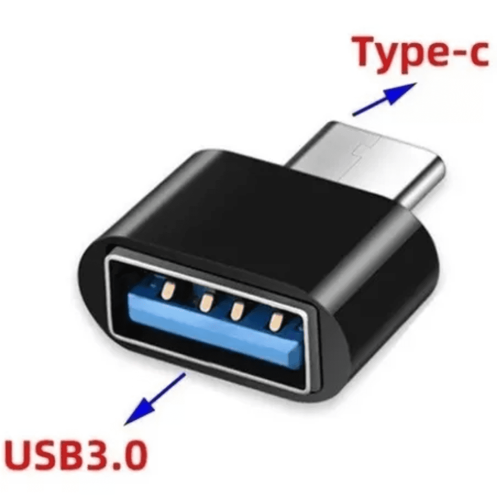 Adaptador Usb Tipo C V8 Macho 3.0 P/ Usb Fêmea 3.0 Type-c Otg