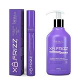 Kit Modelador Xô Frizz E Amaciante Capilar Forever Liss
