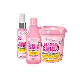 Kit Forever Liss Shampoo, Máscara E Sérum Desmaia Cabelo