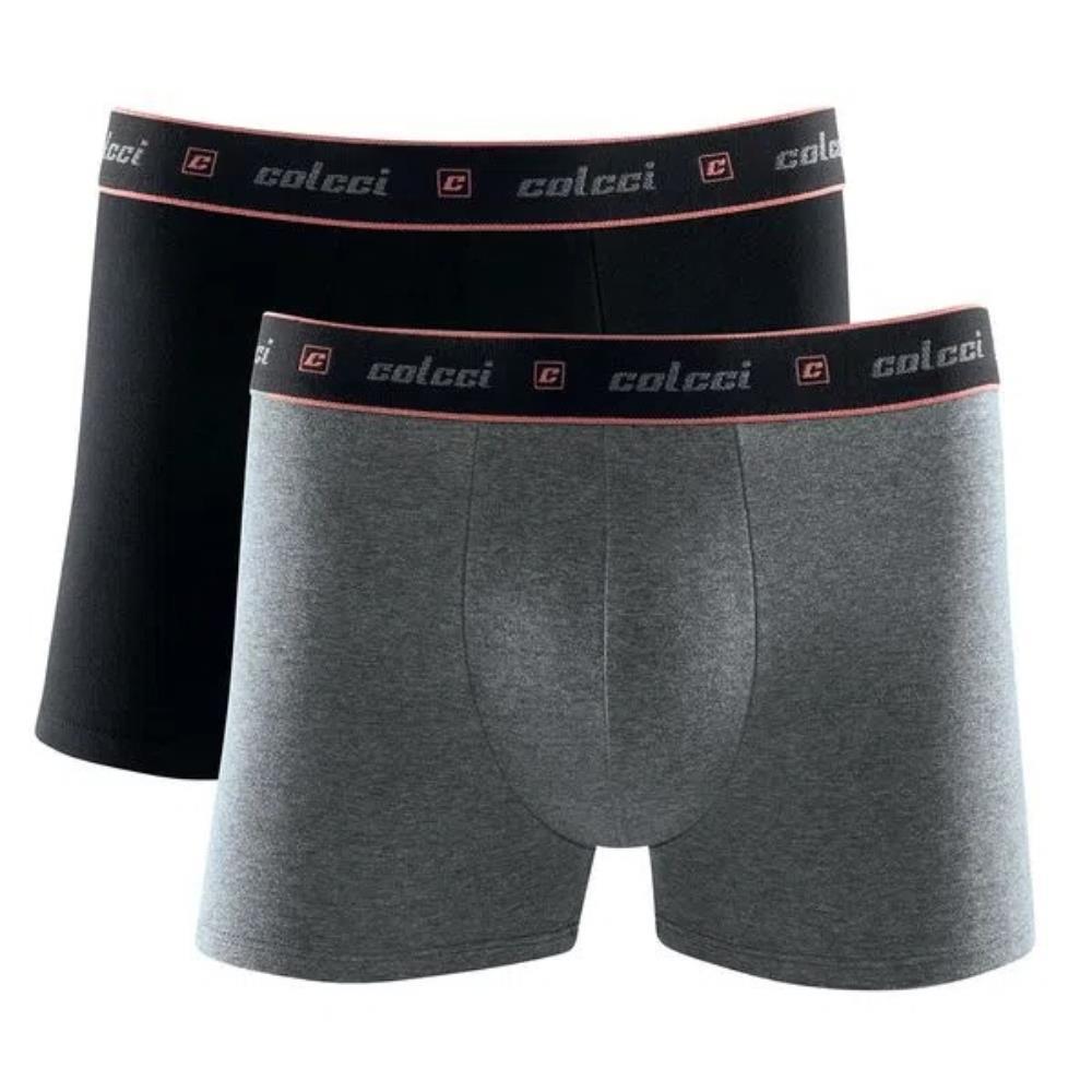 Kit 2 Cuecas Boxer Cotton Colcci - Preto - Gg