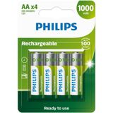 Pilha Recarregável Aa 1000mah Blister Com 4 R6b4rtu10/59