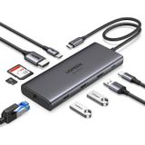 Hub Usb-c 9 Em 1 Ugreen Hdmi 4k, Usb-a 3.2, Ethernet - Cinza