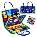Bolsa Maleta Infantil Montessori Pedagógica - Cor Azul
