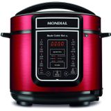 Panela De Pressão Elétrica Mondial Master Cooker Red 5l 110v