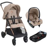 Conjunto Travel System Lui Mon Amour E Base Belted