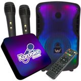 Karaoke Box C/ 2 Microfones 1800 Músicas Hdmi Full Hd