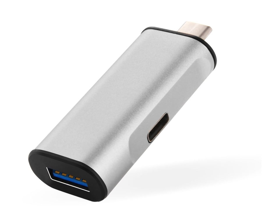 Usb 3.1 Hub De Atividade De Alumínio De Alta Velocidade Para Pc Macbook Sil