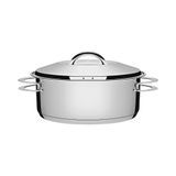 Caçarola Rasa Tramontina Aço Inox Fundo Triplo Solar 24cm