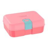 Lancheira Thermos Com 8 Peças Bpa Free Bento Box Coral