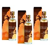 Kit 3 Perfume Radical Sport Masculino Amakha Paris Bolso