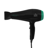 Secador De Cabelo Gama 2200w Babosa Motor Ac Profissional 2 Velocidades Preto