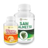 Óleo Semente De Abóbora 1000mg 60 Cáps + Saw 500mg 120 Cáps