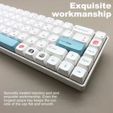121 Pcs Cor Caneta Personalidade Pbt Keycap Adequado Para Retro