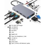 Usb C Hub Adapter 12 Em 1 Tipo C Macbook Pro / Laptops