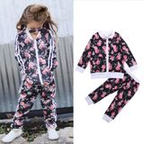 Rosa Flor Menina Terno Casual Terno 110