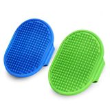 2 Pack Dog Bath Brush, Escova Premium De Shampoo De Gato, Pente De Borracha De Animais De Estimação De Massagem Suave, Alça De Anel Ajustáve