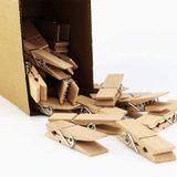 25 Pcs Grandes Roupas De Madeira Pegs 7.2cm Comprimento 1.8cm Grandes Roupas Pesadas Pesados Pegs