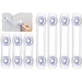 7 Pacote Armário À Prova De Bebê Trava Travas De Gaveta À Prova De Crianças Com Adesivos Fortes, Para Armário, Gaveta, Móveis, Banheiro, Gel