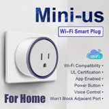 Mini Wifi Smart Remote Control Switch Eua Plug Socket Switch-