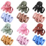 12 Pcs Pequenos Clipes De Cabelo De Polvo Para Mulheres Grampos De Garra De Cabelo 1,57 Polegadas Sem Deslize Jaw Clip Para Cabelo Fino Gros