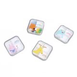 4 Pcs Caixa De Mini Pílula Portátil, Caixa De Pílula Pequena Separada, Um