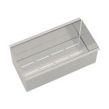 Escorredor Profundo Aço Inox Acabamento Scotch Brite Para Us