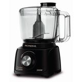 Mini Processador Turbo Pratic MP-16-B 300W Preto 127V