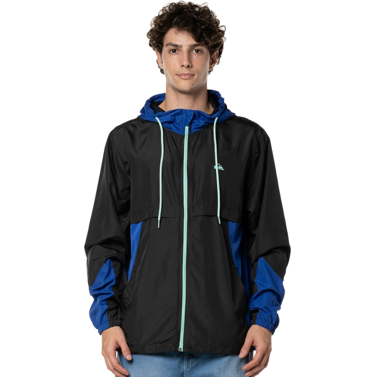 Jaqueta Corta Vento Quiksilver Masculina Waiting For Surf Original