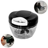 Processador De Alimentos Manual 3 Laminas 500ml Preto