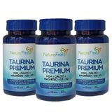 Kit 3 Taurina Premium (msm+cálcio+magnésio+d3+k2) 90 Cáps