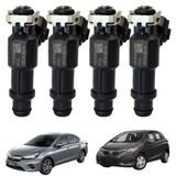 Kit 4 Bico Injetor Honda Fit 1.5 16v Flex 2017