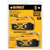 Bateria Dewalt 5ah 20v Max Xr Dcb205-2 Kit 2 Unidades