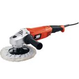 Lixadeira Politriz Black + Decker Com Maleta E Acessórios 7 (180mm) 1.300w 127v - Wp1500k-br