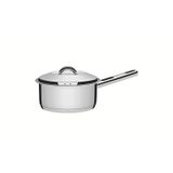 Panela Tramontina Solar Em Aço Inox Fundo Triplo Com Tampa E Cabo 16 Cm 1,4 L - 62501/161