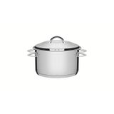 Caçarola Tramontina Solar Funda Em Aço Inox Fundo Triplo Com Tampa E Alças 16 Cm 1,8 L - 62504/161