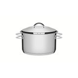 Caçarola Tramontina Solar Funda Em Aço Inox Fundo Triplo Com Tampa E Alças 20 Cm 3,6 L - 62504/200
