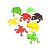 8 Peças De Adereços De Plástico Simulation Frogs Para Hallow
