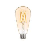 Lâmpada Led Stella Filamento Vintage St64 2w E27 Bivolt