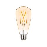 Lâmpada Led Stella Filamento Vintage St64 2w E27 Bivolt