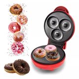 Maquina De Mini Donuts Rosquinhas 110v Café Da Manhã 3 Furos