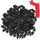 100 Pcs 1/4inch Trilha De Aço Inoxidável E Cross Country Spik