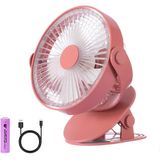 5 Velocidades Ventilador De Mesa Portátil Bateria Recarregável Operado Guia