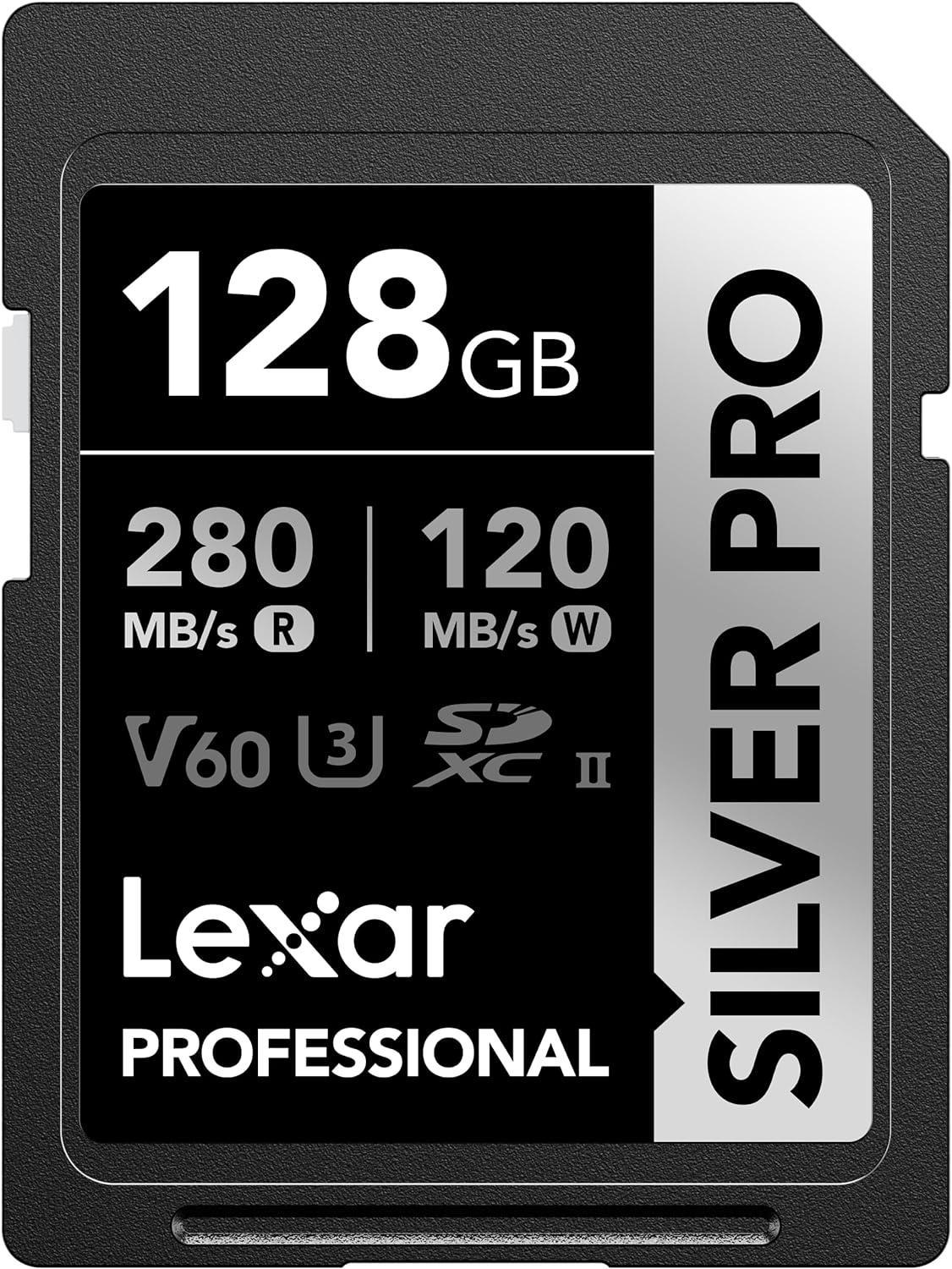 Cartão Memória Lexar Sd Xc 128gb 280mb/s Uhs-ii V60